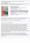 Research paper thumbnail of Political theatre, national identity and political control: the case of Zimbabwe