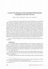 Research paper thumbnail of A Look at the Ottoman Social and Medical Modernization through the Life of Dr. Servicen