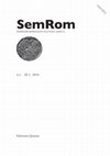 Research paper thumbnail of "Una vetrina esegetica per tre sofisti. Il carme di Simonide nel Protagora di Platone", SemRom n.s. III 1 (2014), 117-49