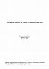 Research paper thumbnail of 	The Politics of Zuluness in the Transition to a Democratic South Africa