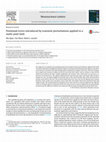 Research paper thumbnail of Positional errors introduced by transient perturbations applied to a multi-joint limb