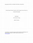 Research paper thumbnail of Harman, R., & Simmons, A. (2014). Critical systemic functional linguistics and literary narratives in subject English: Promoting language awareness and social action among K-12 students.  L.C. De Oliveira & J.G. Iddings (Eds). Genre studies and language in education. Equinox Publishing.