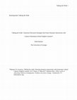 Research paper thumbnail of Harman, R. (2014). Talking the walk: Fostering dynamic interactions with elementary  school Latina/o English Learners. In P. Portes, S. Salas & P. Mellom (Eds.), U.S.  Latinos and education policy: Research-based directions for change. New York:  Taylor and Francis. 