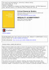 Research paper thumbnail of INEQUALITY AS MERITOCRACY The use of the metaphor of diversity and the value of inequality within Singapore’s meritocratic education system. (2015) Talib and Fitzgerald. Critical Discourse Studies