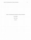 Research paper thumbnail of The Institutionalization and Oppression of People with Disabilities