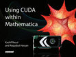 Research paper thumbnail of Using CUDA within Mathematica