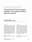 Research paper thumbnail of «Ceremonias de la Monarquía Isabelina. Un análisis desde la Historia Cultural»