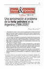 Research paper thumbnail of Una aproximación al problema de la renta petrolera en el Argentina (1996-2005)