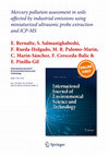 Research paper thumbnail of Mercury pollution assessment in soils affected by industrial emissions using miniaturized ultrasonic probe extraction and ICP-MS