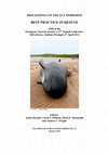 Research paper thumbnail of Barnet etal 2013 Best Practice in Marine Mammal Rescue