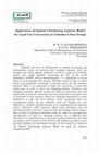 Research paper thumbnail of Application of Spatial Calculating Analysis Model for Land Use Conversion in Colombo Urban Fringe