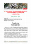 Research paper thumbnail of La cultura en el franquismo: entre la legitimación y la oposición democrática