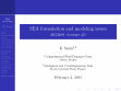 Research paper thumbnail of SEA formulation and modeling issues