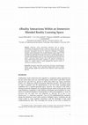 Research paper thumbnail of xReality Interactions Within an Immersive Blended Reality Learning Space