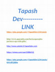 Research paper thumbnail of Tapasssh Dev----Link