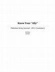 Research paper thumbnail of Know Your "Ally"