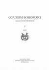 Research paper thumbnail of Immagini versus oggetti: il caso delle opere d'arte, in "Quaderni Borromaici", 2, 2015, pp. 51-65