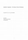 Research paper thumbnail of Symbiotic Competitors – The Nature of Sino-US Relations