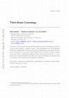 Research paper thumbnail of Thick-Brane Cosmology