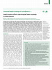 Research paper thumbnail of Health-system reform and universal health coverage in Latin America