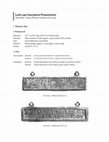 Research paper thumbnail of CIL I.47/CIL I.48–49 (Ernout Recueil 30, 31-32)