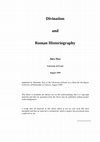 Research paper thumbnail of Divination and Roman Historiography