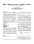 Research paper thumbnail of Diffusion of Protest Information in Twitter During Shahbag Movement in Bangladesh