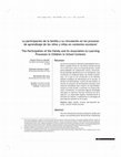 Research paper thumbnail of La participación de la familia y su vinculación en los procesos de aprendizajes de los niños/as en contextos escolares