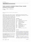 Research paper thumbnail of Future scenarios for viticultural zoning in Europe: ensemble projections and uncertainties