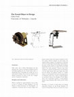 Research paper thumbnail of The Found Object in Design