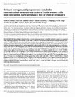 Research paper thumbnail of Urinary estrogen and progesterone metabolite concentrations in menstrual cycles of fertile women with non-conception, early pregnancy loss or clinical pregnancy