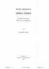 Research paper thumbnail of Petri Marsilii opera omnia