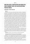 Research paper thumbnail of Analyzing Social Stratification and Inequalities: Socio-Economic Status (SES) and Occupational Prestige Indexes 