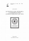 Research paper thumbnail of L. Refe, Le postille del Petrarca a Giuseppe Flavio (Codice Parigino Lat. 5054), Firenze, Le Lettere, 2004, 268 pp.; Collana ‘Materiali per l’Edizione Nazionale delle opere di Francesco Petrarca’, 3; ISBN 978-88-71669-06-1