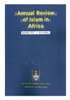 Research paper thumbnail of ABU BAKR EFFENDI AND HIS LEGACY IN SOUTHERN AFRICA