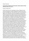 Research paper thumbnail of Recensione, Book Review: Alessio Schiavi, "Siamo andati in Antola"