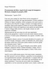 Research paper thumbnail of Recensione, Book Review: Giampietro Bernuzzi, "Angeli di altri tempi"