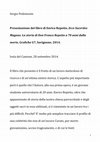 Research paper thumbnail of Recensione, Book Review: Enrico Repetto, "Ecce Sacerdos Magnus. La storia di Don Franco Repetto a 70 anni dalla morte"