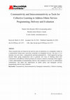 Research paper thumbnail of Communitivity and Intercommunitivity as Tools for Collective Learning to Address Ethnic Service Programming, Delivery and Evaluation