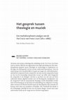 Research paper thumbnail of Het gesprek tussen theologie en muziek: een multidisciplinaire analyse van de Via Crucis van Franz Liszt (1811-1886)