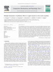 Research paper thumbnail of Multiple biomarkers of pollution effects in caged mussels on the Greek coastline