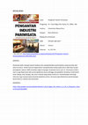 Research paper thumbnail of Pengantar Industri Pariwisata