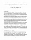 Research paper thumbnail of POLITICAL LEADERSHIP ISSUES IN AFRICA: LESSONS LEARNED FROM THE 2015 NIGERIAN PRESIDENTIAL ELECTION