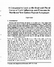 Research paper thumbnail of A comparative look at the dual and plural forms of verb inflections and pronouns in Northeast New Guinea Papuan languages