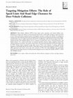 Research paper thumbnail of Targeting Mitigation Efforts: The Role of Speed Limit And Road Edge Clearance for Deer–Vehicle Collisions