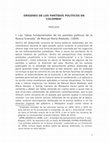 Research paper thumbnail of Orígenes de los partidos políticos en Colombia: las historias de Madiedo, Samper, Mosquera y Ospina.