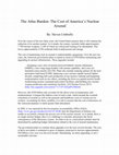 Research paper thumbnail of The Atlas Burden: The Cost of America’s Nuclear Arsenal