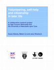 Research paper thumbnail of Volunteering, self-help and citizenship in later life