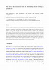 Research paper thumbnail of The role of the unsaturated zone in determining nitrate leaching to groundwater