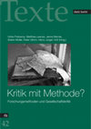 Research paper thumbnail of Kritik mit Methode? Forschungsmethoden und Gesellschaftskritik (gem. mit Ulrike Freikamp, Matthias Leanza, Janne Mende, Stefan Müller, Peter Ullrich)